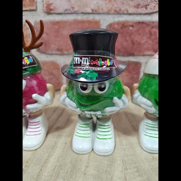 Set of 3 Christmas M&M's 3.5 Inch Minis Characters From Early 2000s New Sealed - Picture 3 of 6